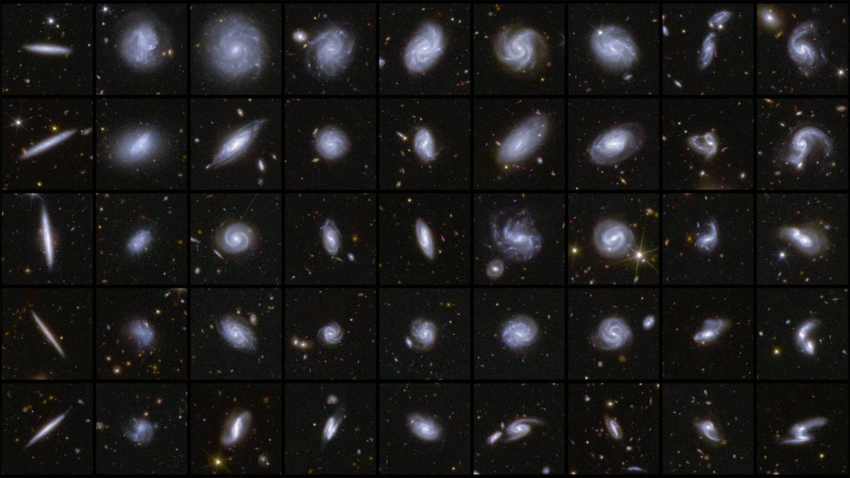 První záplava dat z kosmického dalekohledu Euclid: vyfotil miliony galaxií