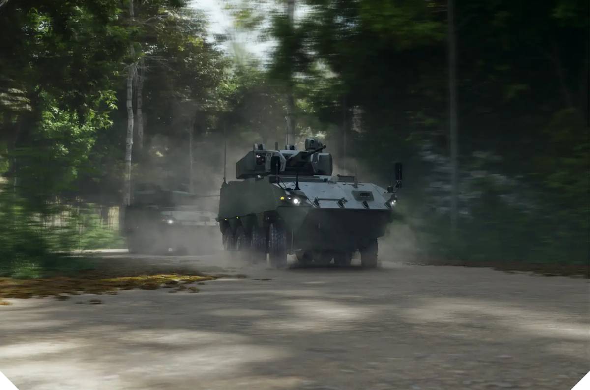 Pandur 8×8 Evo představuje moderní kolové bojové vozidlo pěchoty (KBVP).