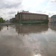 Povodně v roce 2002 zatopily skoro dvě podlaží budovy.