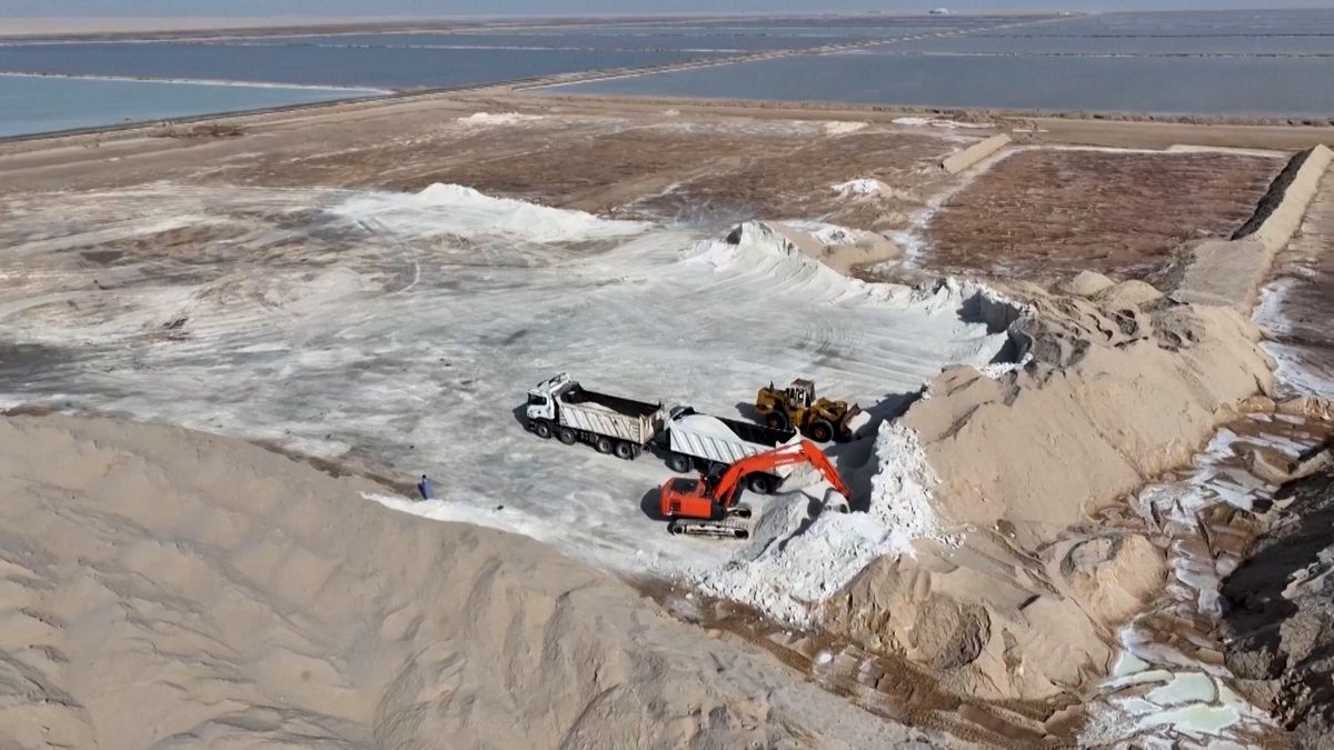 Klimatická změna pomáhá těžařům soli