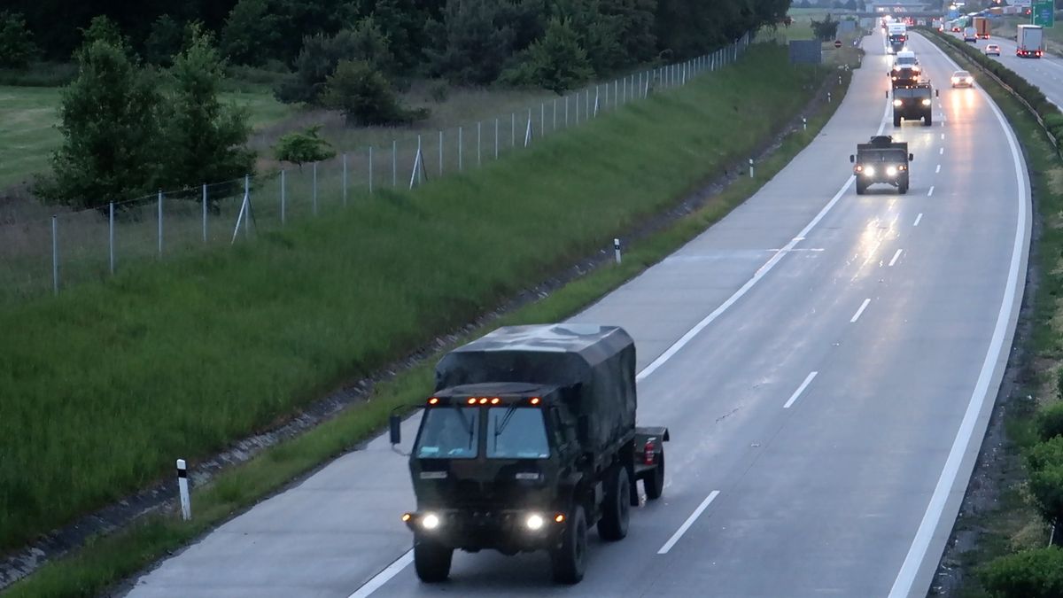 Českem projel americký konvoj, do večera zakotvil v Rančířově