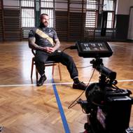 Při natáčení v rodné Olomouci