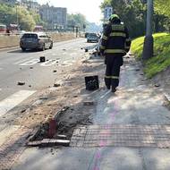 Nehoda v pražské ulici Plzeňská