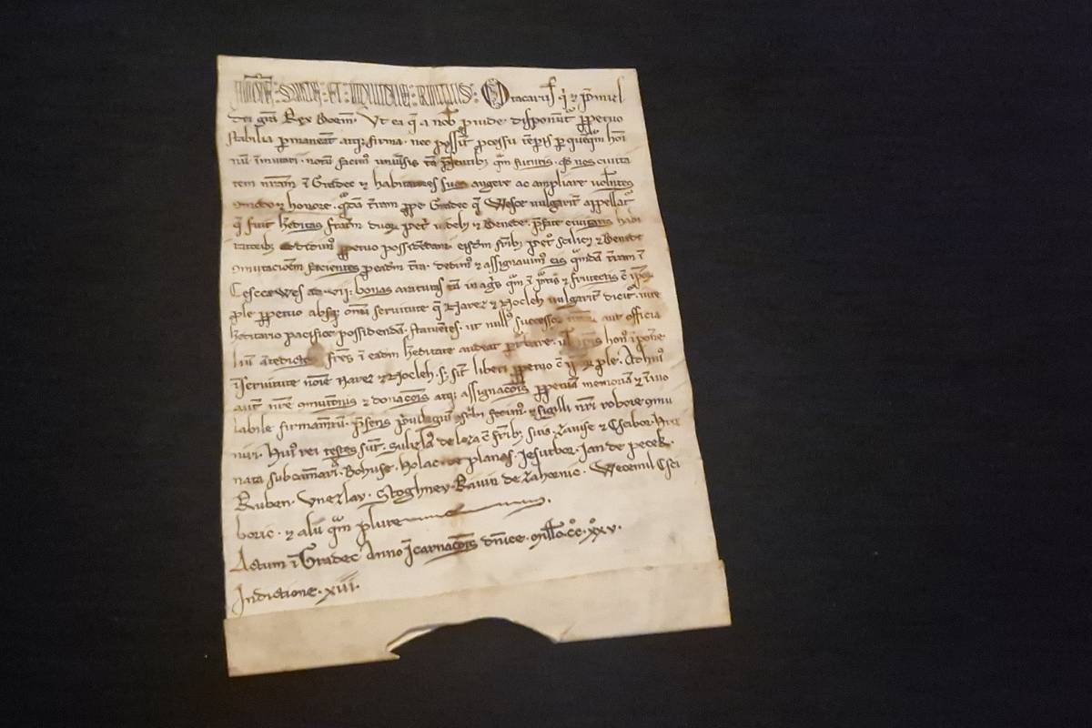 V této listině z roku 1225 se poprvé zmiňuje Hradec Králové coby město.