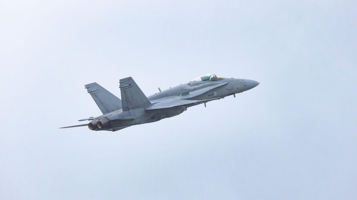Ve Finsku se zřítila stíhačka Hornet