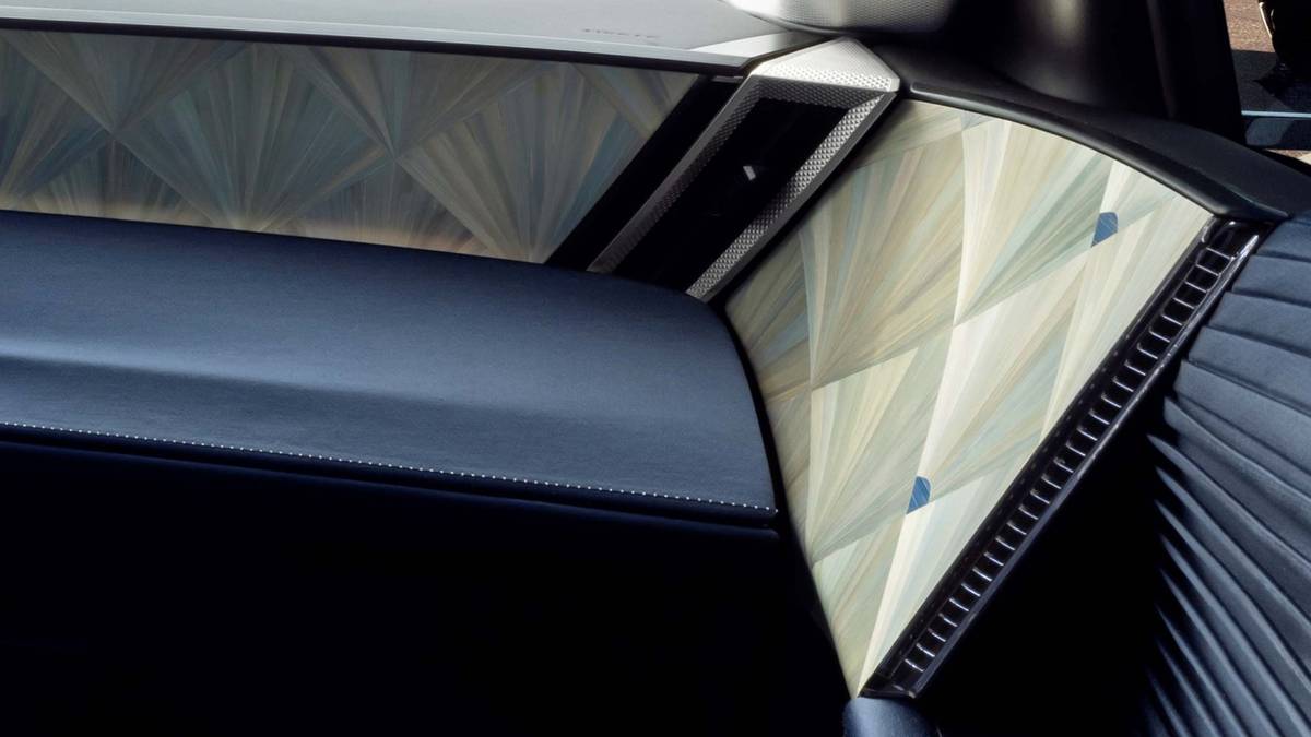 Detail obložení interiéru prezidentského DS N°8