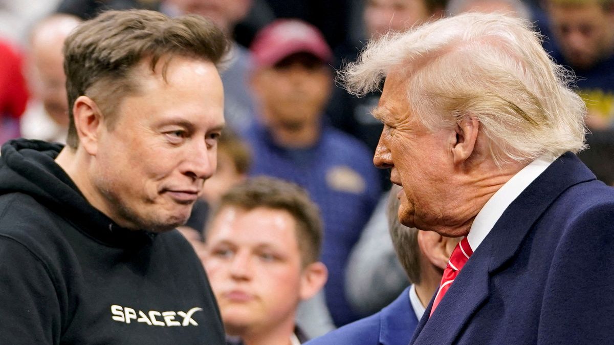 Trump Muska už týdny veřejně ignoruje