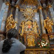 Kostel Panny Marie Vítězné na Malé straně, kde sídlí soška Pražského Jezulátka.