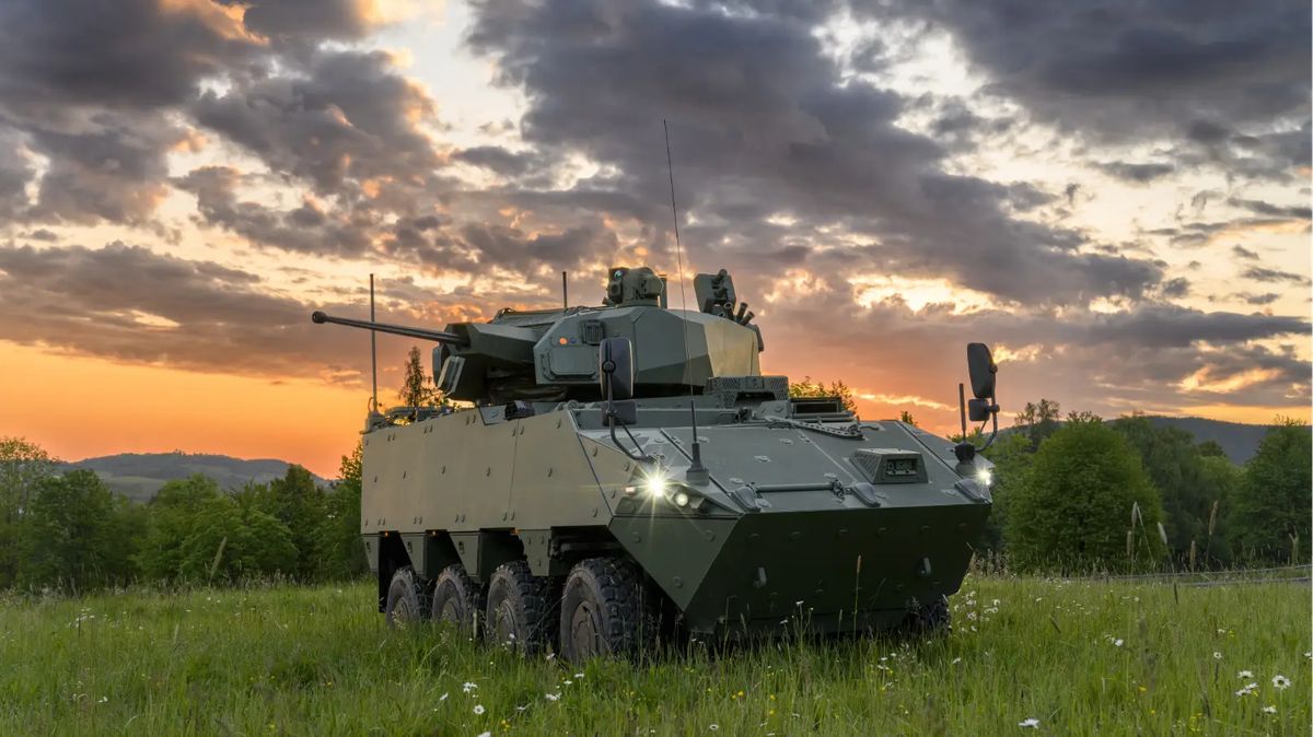 Tatra představuje inovovaný pandur, obrněnce pro moderní konflikty