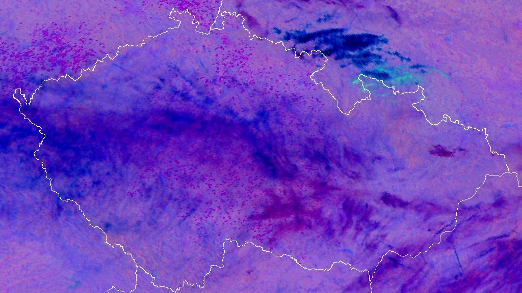 Hořící čarodějnické vatry v Česku byly vidět až z vesmíru