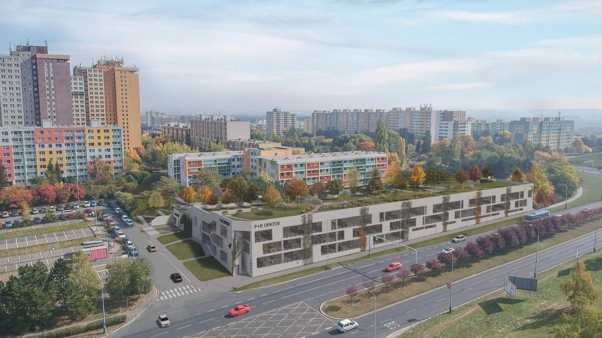 Na pražském Opatově vyroste parkovací dům pro téměř pět stovek aut