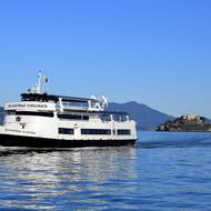Do Alcatrazu se lze dostat jediným způsobem, se společností Alcatraz Cruises.
