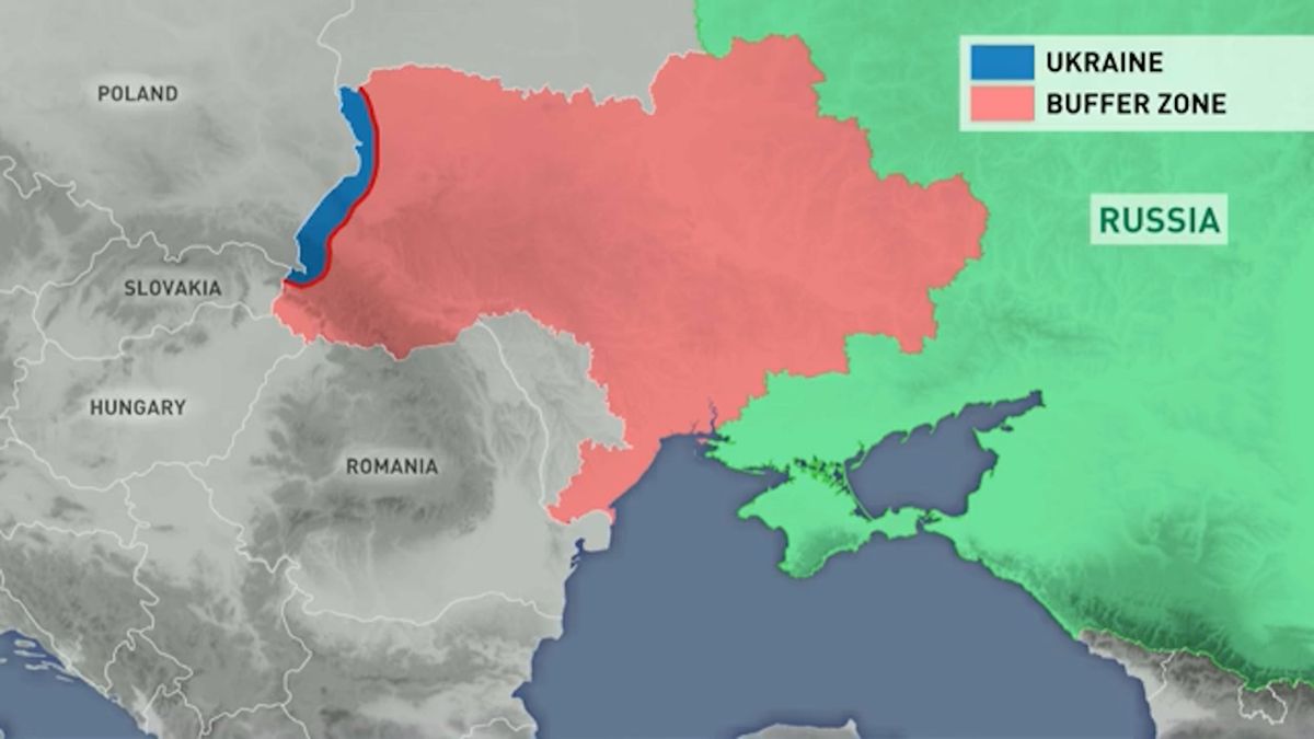 Medvěděvův radikální plán: Ukrajině jen uzoučký pás na západě, Slovensko by mělo hranici s Ruskem