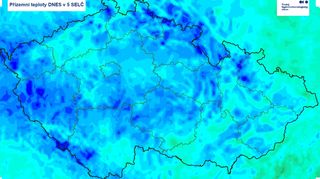 Další mrazivé ráno. Na třetině stanic padl rekord