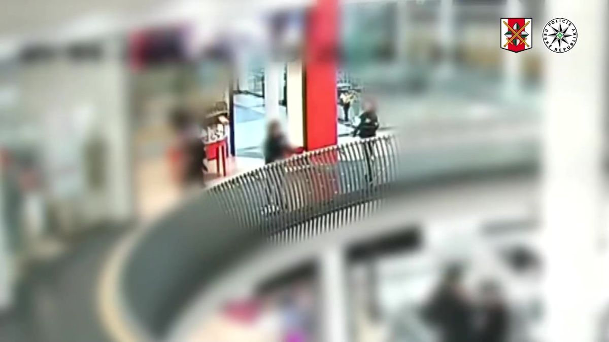 Mladou ženu zatkli v ústeckém nákupním centru. Chystala se útočit nožem na lidi