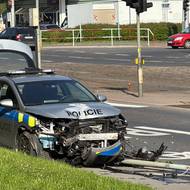 Nehoda v pražské ulici Plzeňská