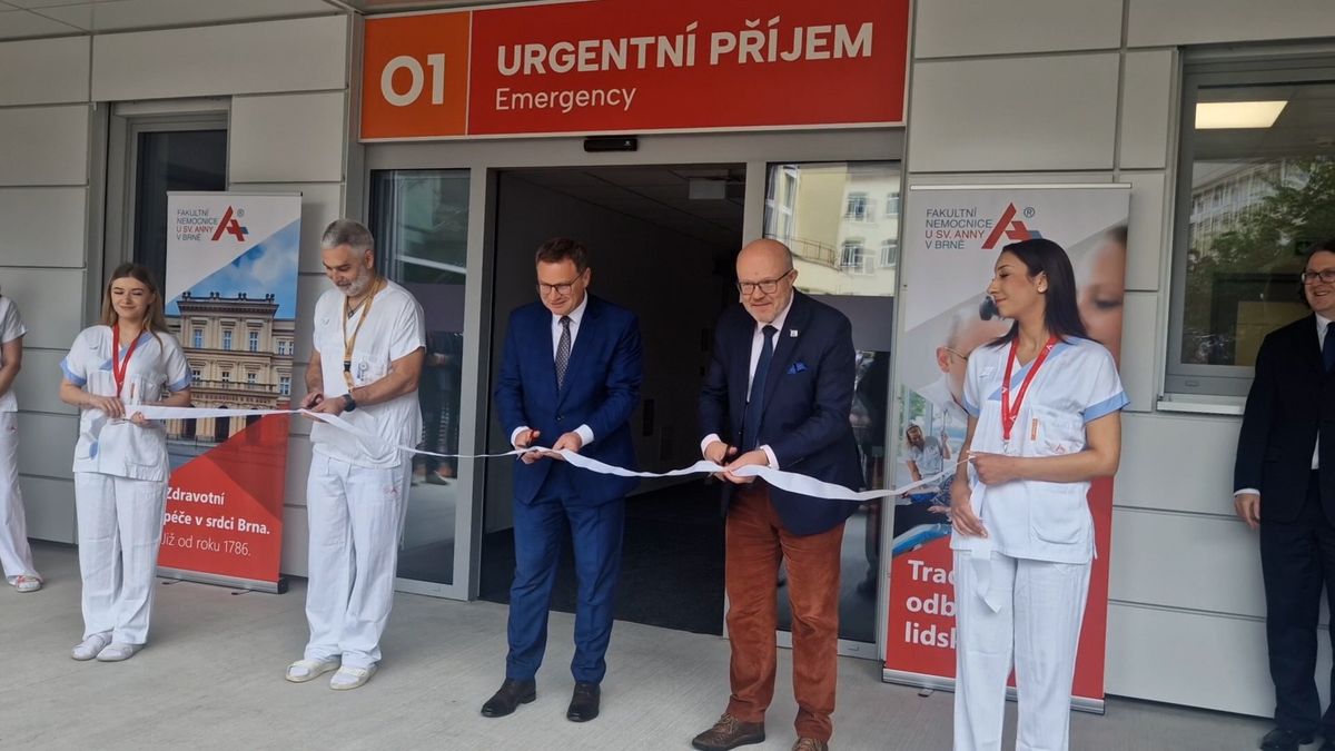 Svatoanenská nemocnice v Brně má nový urgentní příjem. Stál 100 milionů