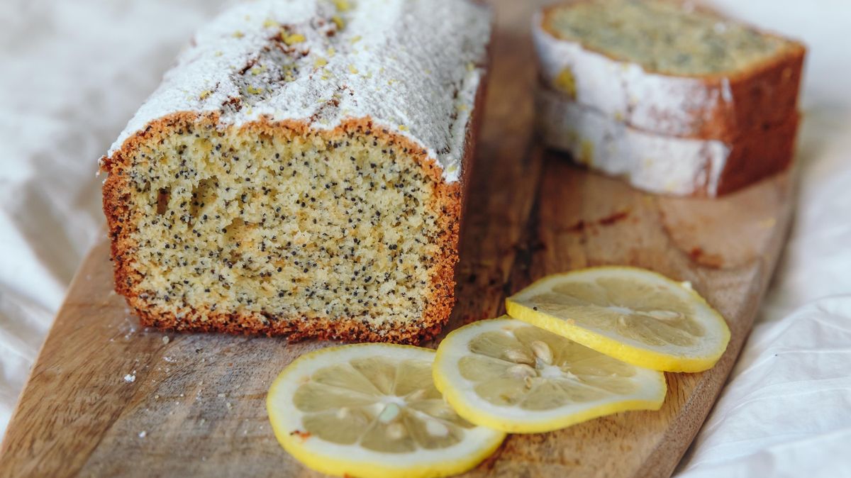 Recept na citronový chlebíček s mákem