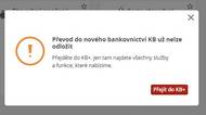 Komerční banka už rozdává klientům výpovědi