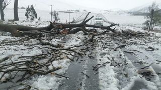 JAR a Lesotho zasáhla sněhová bouře