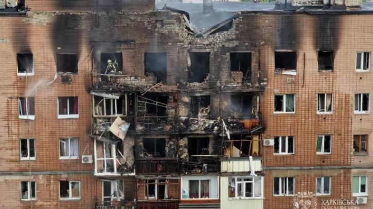 Charkov čelil největšímu vzdušnému útoku od začátku války
