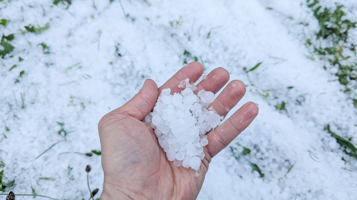 FOTO: Kroupy řádily v Bavorsku