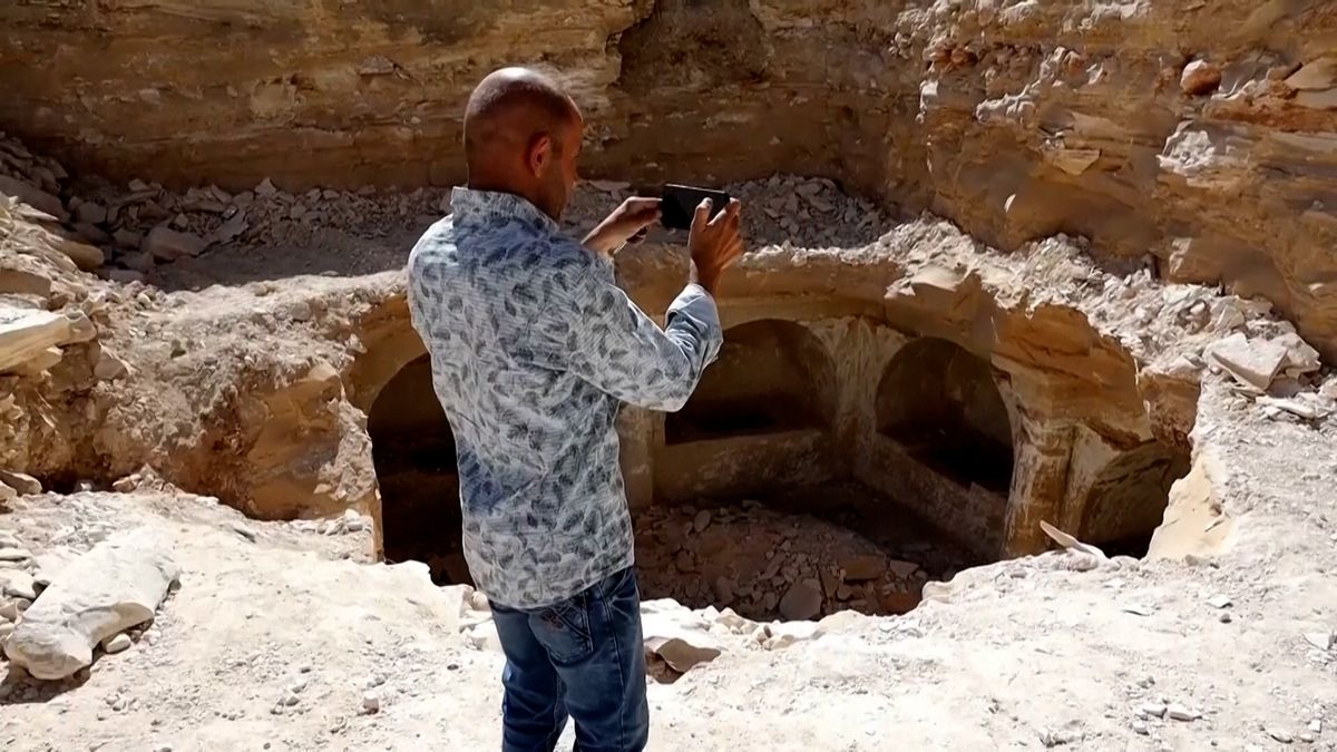 Rekonstrukce válkou zničeného domu v Sýrii odhalila 1500 let starý byzantský hrobový komplex