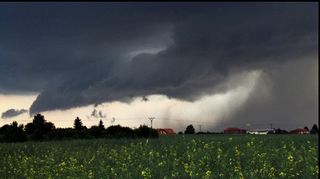 Na Vsetínsku zažili downburst