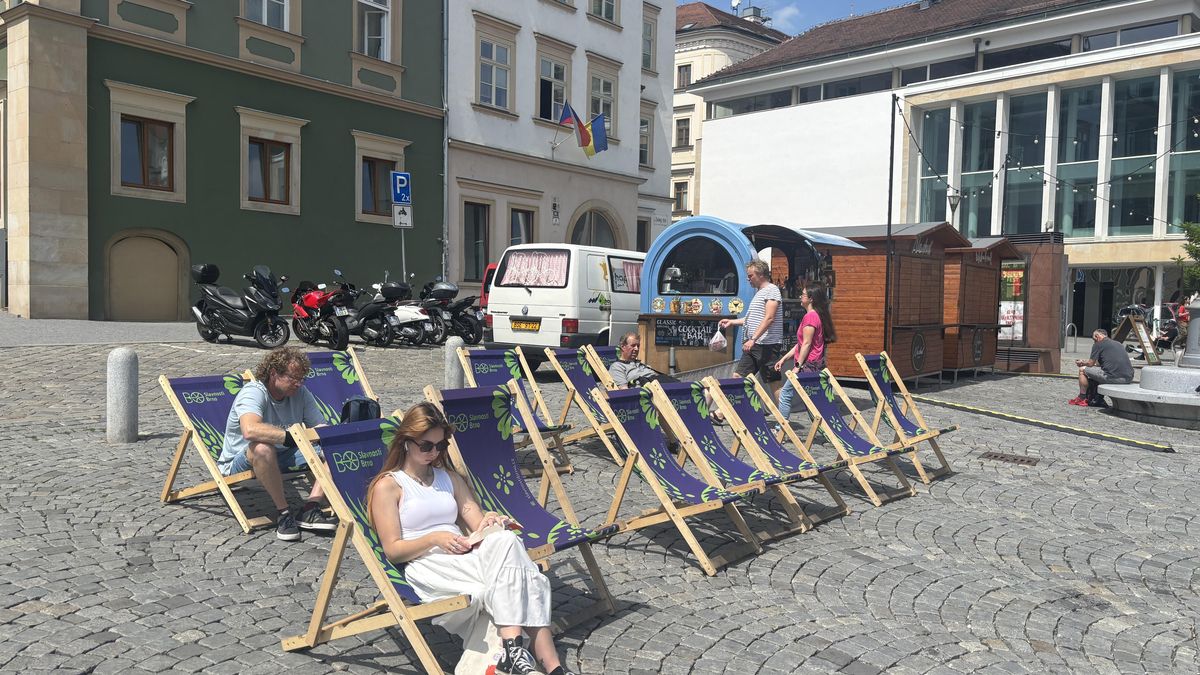 Centrum Brna se proměnilo ve velkou relaxační zónu