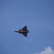 Dassault Rafale při ukázce