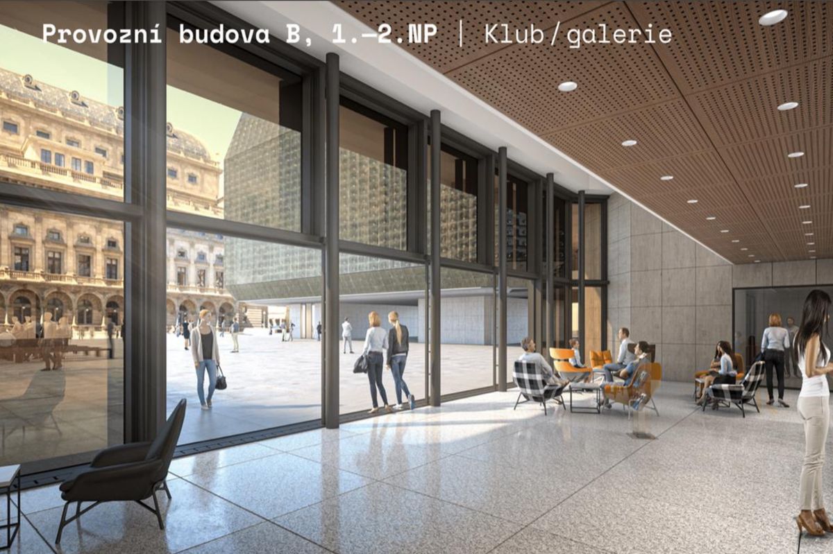 Nová scéna Národního divadla k rozebrání. Zmizí kavárna i skleněný plášť, sedačky se prodají