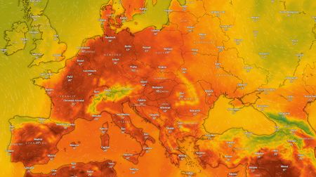 Teploty až 45 stupňů, část Evropy sevře tepelná kupole. Úmorné vedro bude i v Česku 