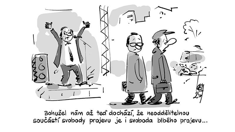 KEMEL: Svoboda blbého projevu