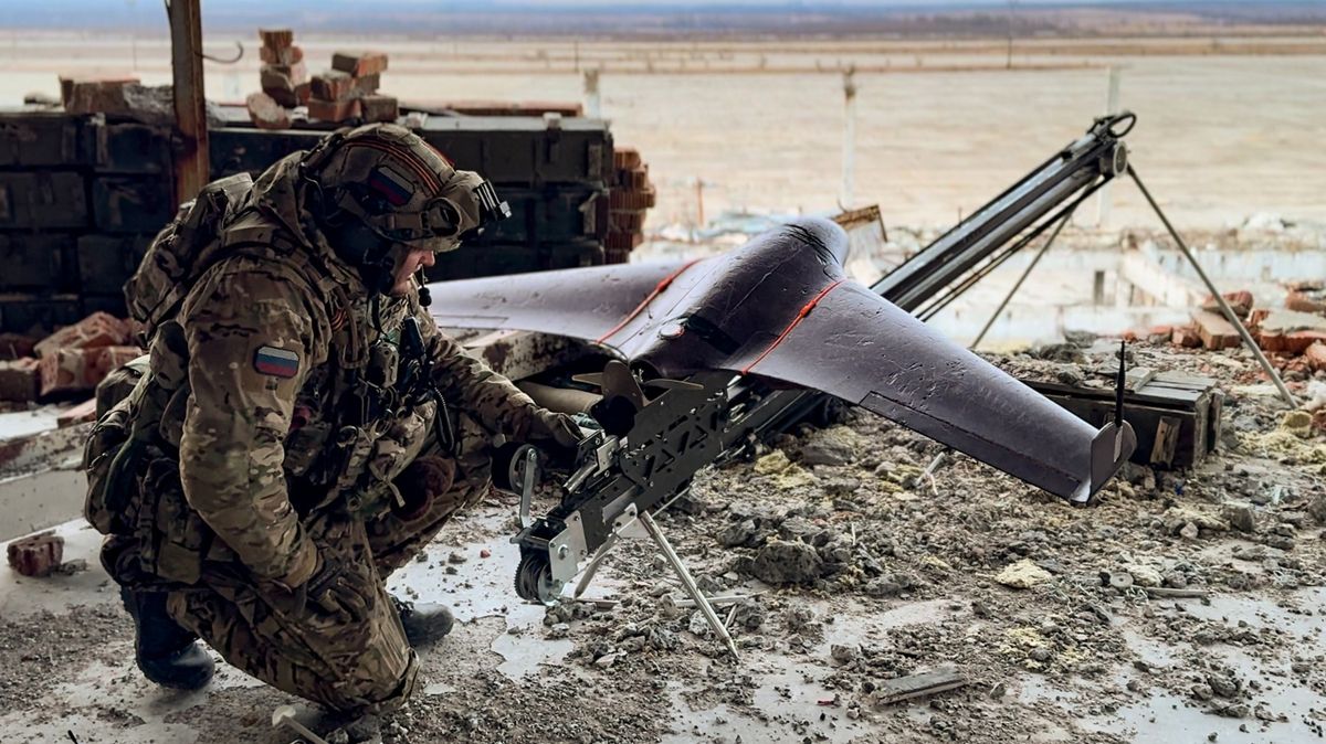Rusové při útocích na Charkov nasadili nový dron Černika