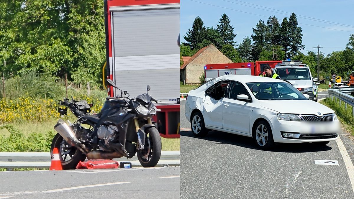 Motorkář v Kostelci nad Černými lesy zemřel při srážce s autem