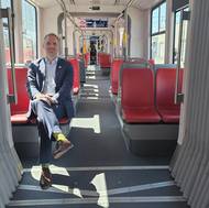 Nová tramvaj Škoda 52T pro Prahu - náměstek primátora Zdeněk Hřib