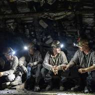 S kolegy a kamarády při pauze, naposledy. Předák kolektivu Lukáš Buday je vpravo. 