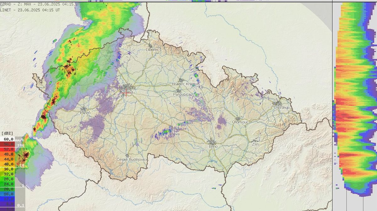 Do Česka vstoupily první bouřky