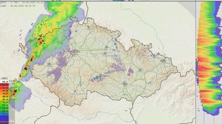 Do Česka vstoupily první bouřky