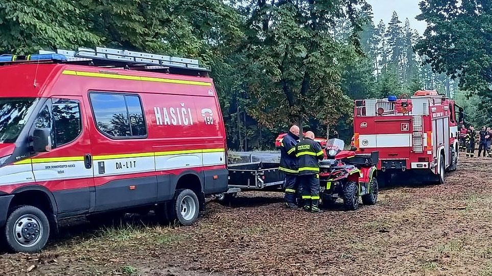 Německý cyklista zemřel uprostřed lesů na Domažlicku