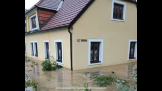 Bouřky zasáhly Jindřichohradecko, ve Slavonicích se rozvodnil potok a vytopil stavení