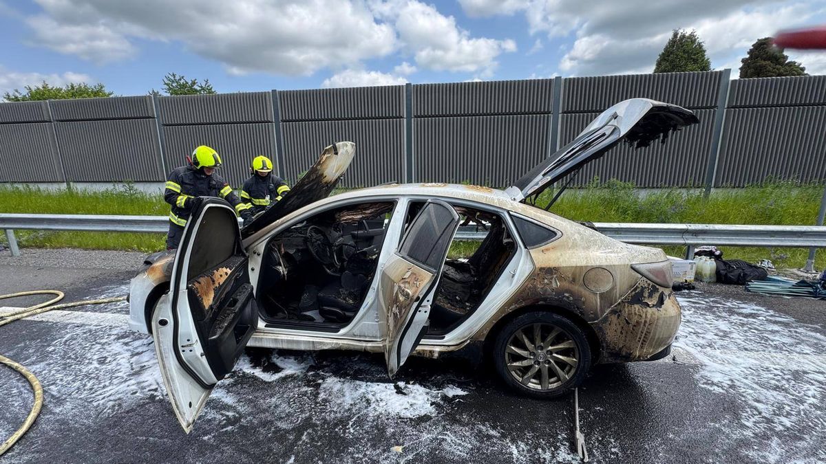 Na Rock for People nedojeli, u Svitav začalo Slovákům hořet auto