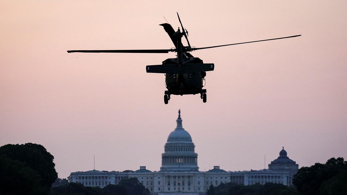 FOTO: Přípravy na Trumpovu vojenskou přehlídku v D. C. jsou v plném proudu