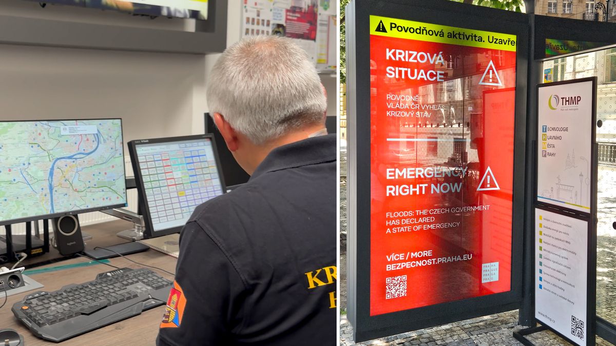 Praha může varovat lidi na ulicích skrze zastávky MHD