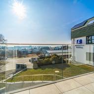 Výhled z nájemní jednotky.