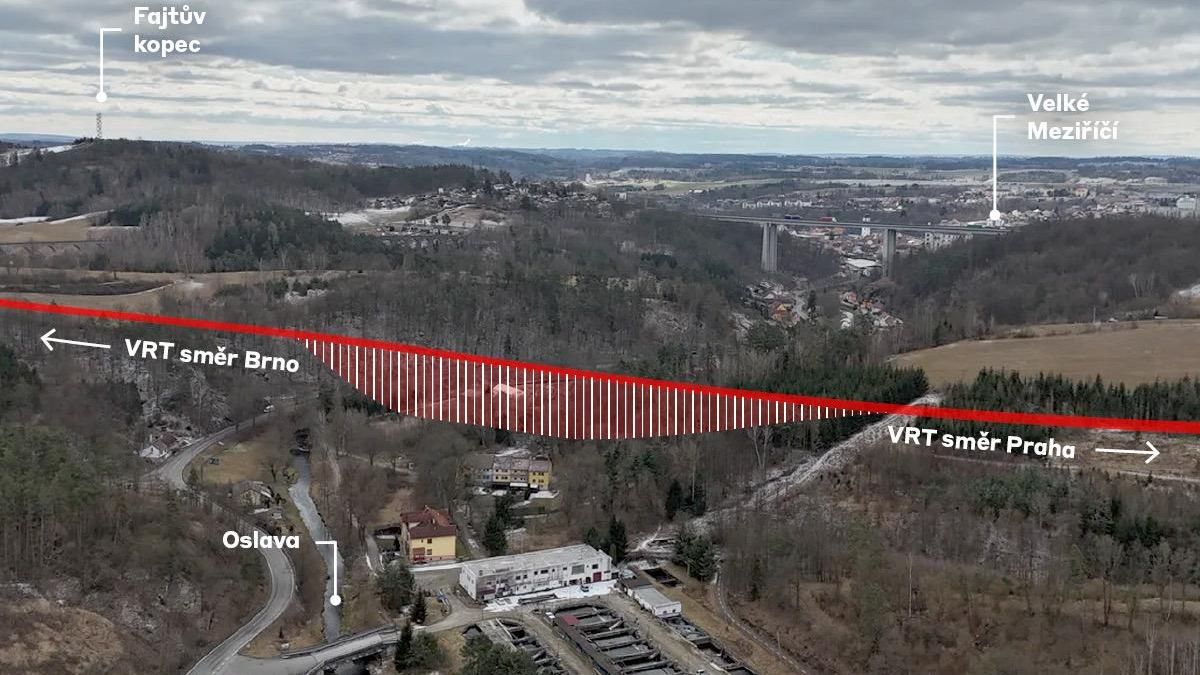 Kousek od dálničního mostu ve Velkém Meziříčí bude stát další dominanta