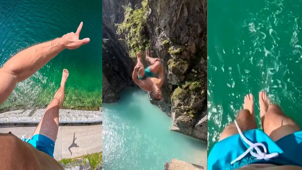 Vydělává si nebezpečnými skoky z útesů. Lepší než se potit na stavbě, říká