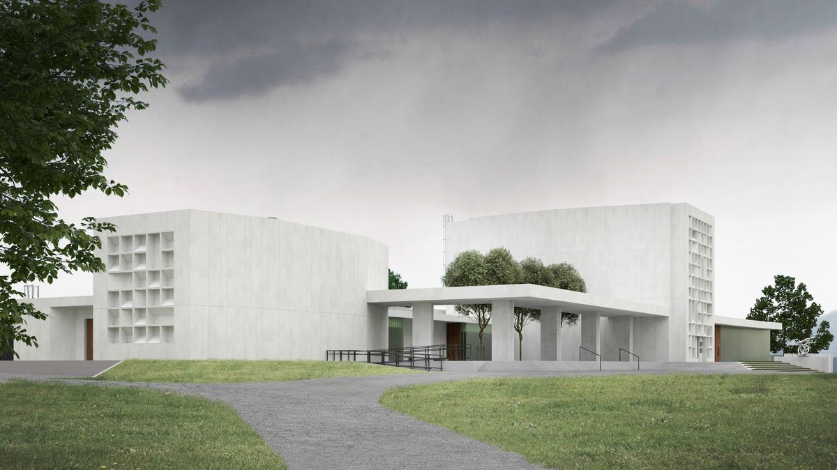 Pražští architekti navrhli novou podobu ostravského krematoria, které je největší v Česku