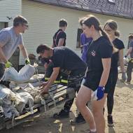 S pytlováním pomáhají dobrovolní hasiči i mladí z přípravky