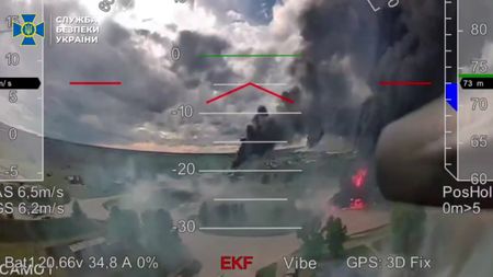 Od startu po zásah. Ukrajina ukázala, jak letěl dron při operaci Pavučina